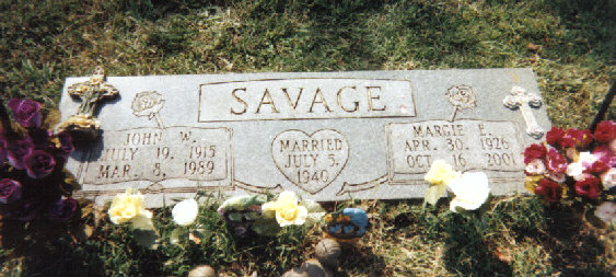 John Wesley and Margaret Savage