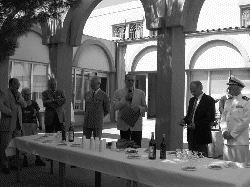 Reception held at the Tauras Restaurant, on Mediterrain St in Meze