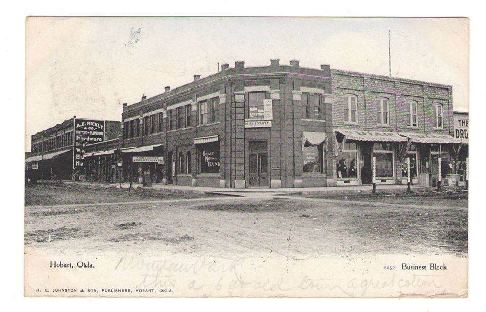 Hobart, Oklahoma business block