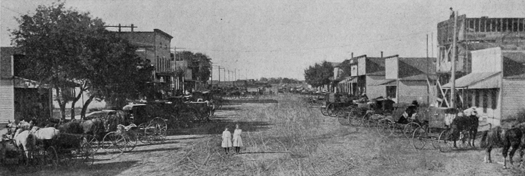 Street scene in Cairo, Nebraska