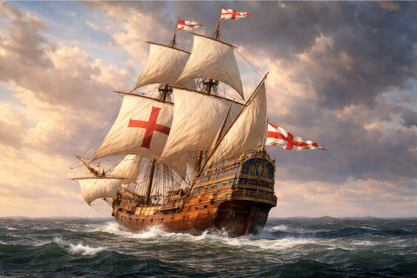 Sample 17th Century passenger ship