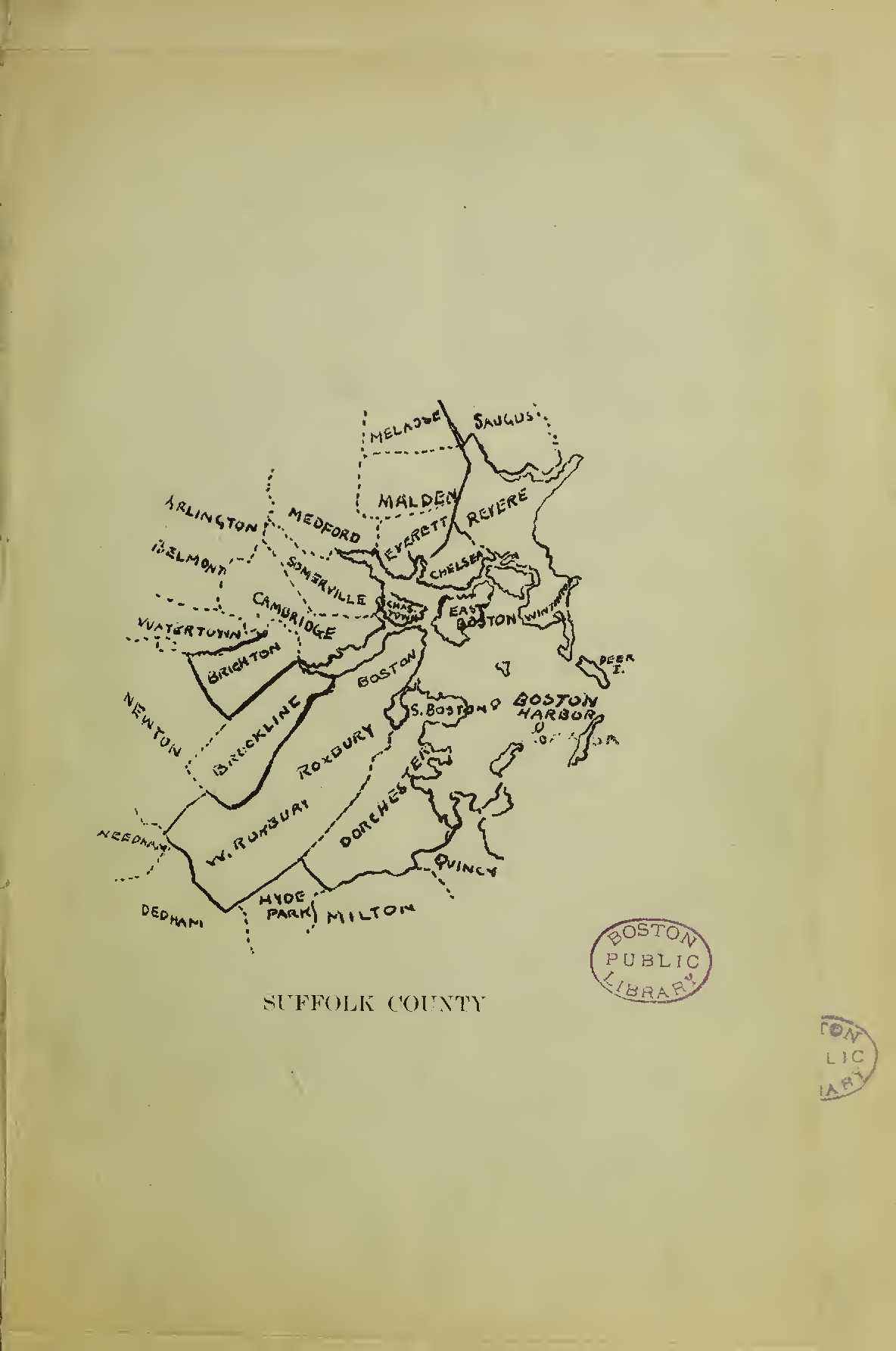 Suffolk County Massachusetts Map